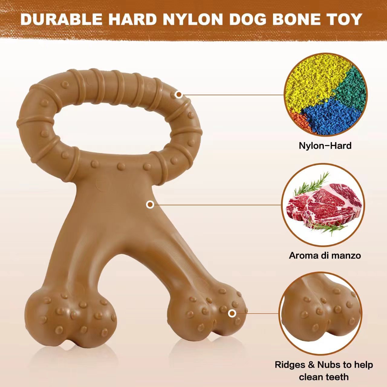 Interactive Double-edged Chew Bone