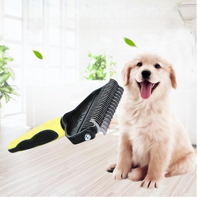 Double-edged Deshedding Pet Brush